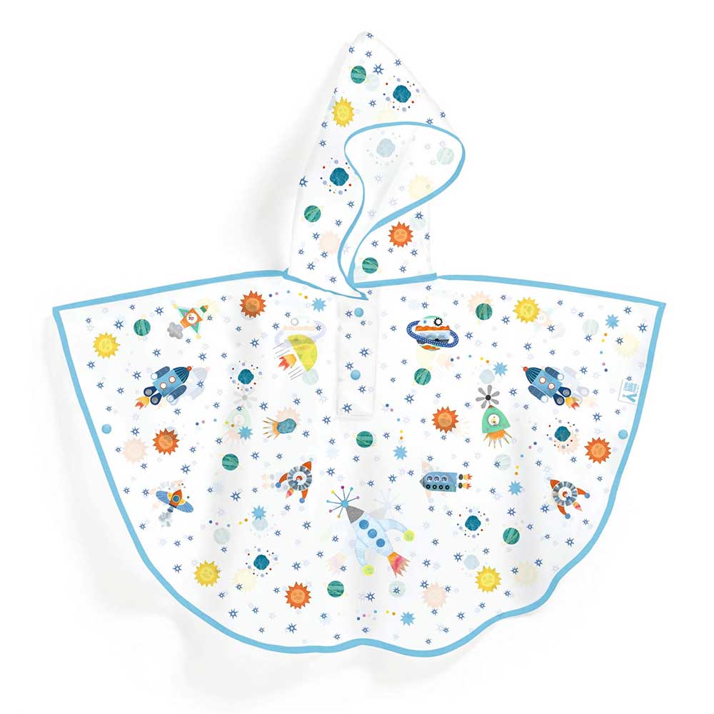 Djeco Mantellina Pioggia, Rocket Rain Cape - M