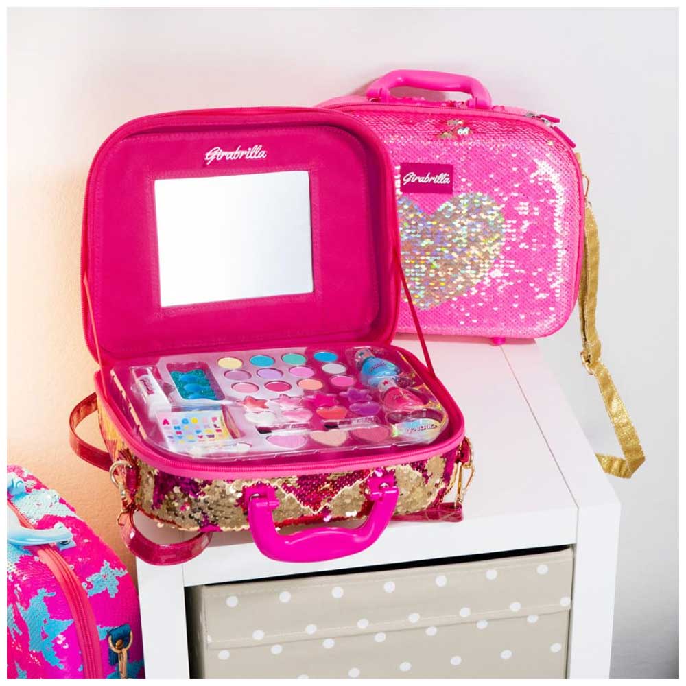 Nice Girabrilla Beauty Make Up Completo Di Trucchi, Nuvole Bianche Rosa