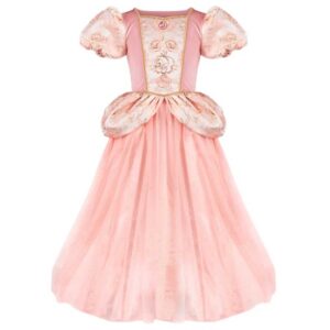 Great Pretenders Abito Principessa Dusty Rose, Taglia Elasticizzata 7-8 Anni