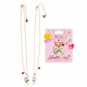 Great Pretenders, Collane dell'Amicizia BFF con Ciondolo Cuore - Set di 2 Collane per Bambine