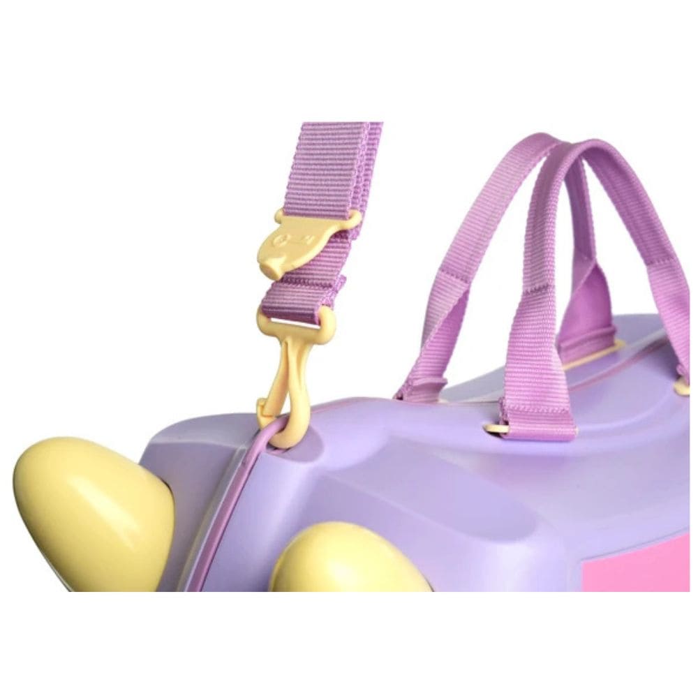 Trunki Valigia Cavalcabile Con Ruote Piroettanti 360, Lilla Cassie Cat