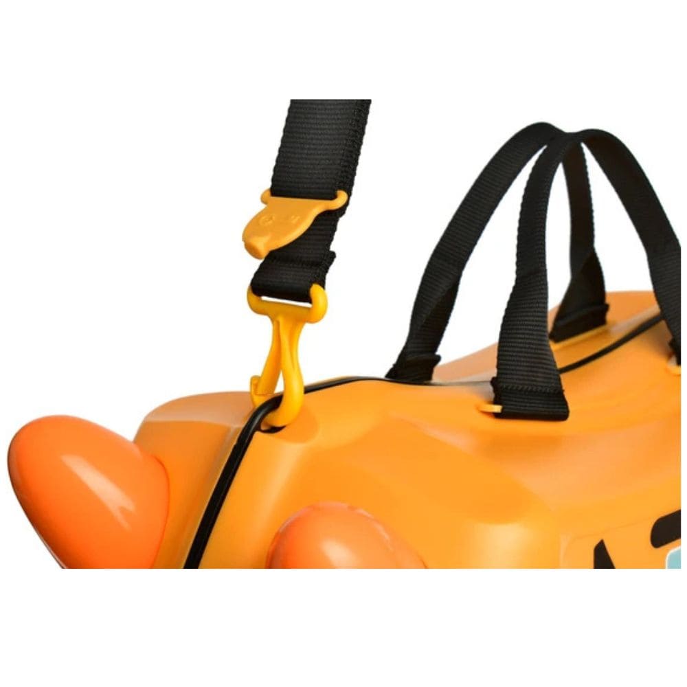 Trunki Valigia Cavalcabile Con Ruote Piroettanti 360, Giallo Escavatore