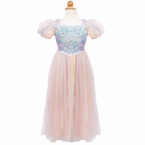 Great Pretenders, Rainbow Sherbert Sparkle Dress, Taglia Elasticizzata 3-4 Anni