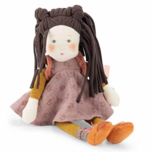 Moulin Roty Bambola Morbida in Stoffa 31 Cm, Mauve