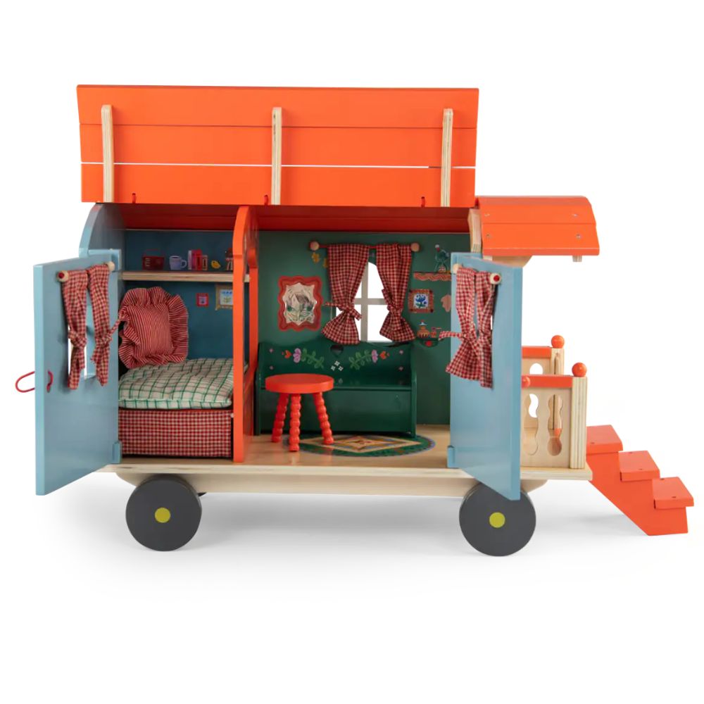 Moulin Roty Roulotte Caravan in Legno Les Minouchkas