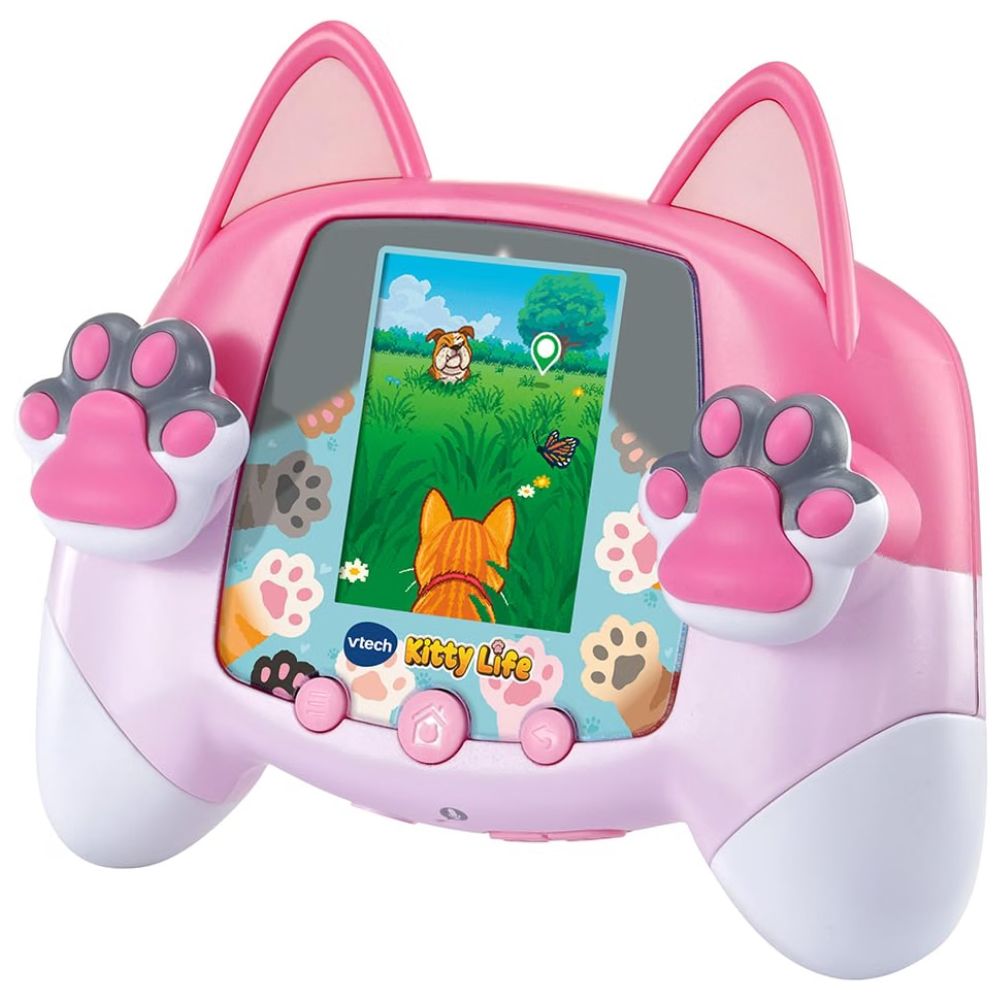 Vtech, Console Kitty Life Rosa 2 Modalità Di Goco Coccole e Avventura