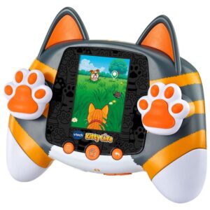 Vtech, Console Kitty Life Grigio 2 Modalità Di Goco Coccole e Avventura