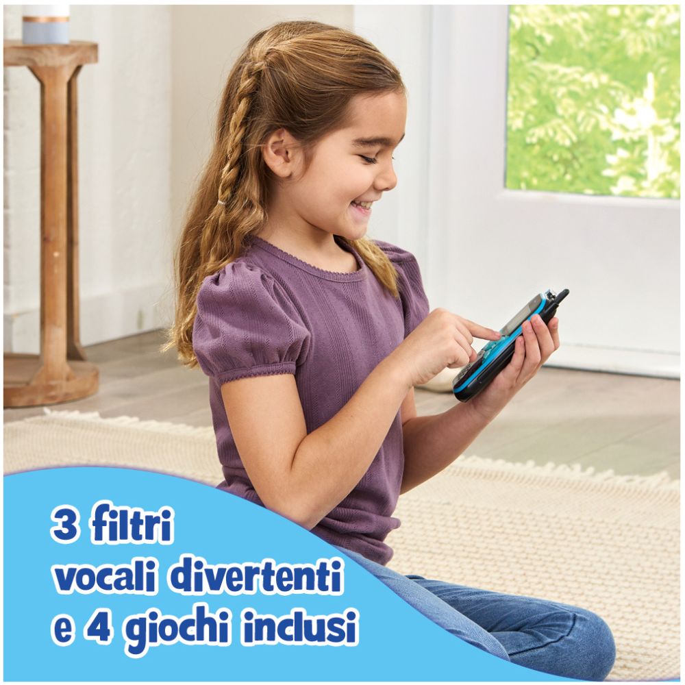 Vtech, Kidi Talkie Explorer Nuovi Walkie-Talkie 8 in 1 Con Schermo e Torcia