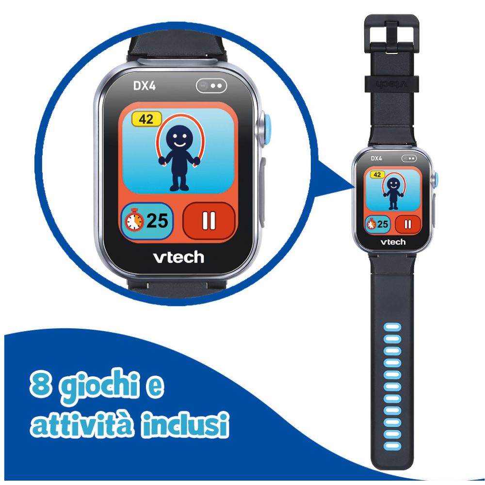 Vtech, Kidizoom Smartwatch DX4 - Nero