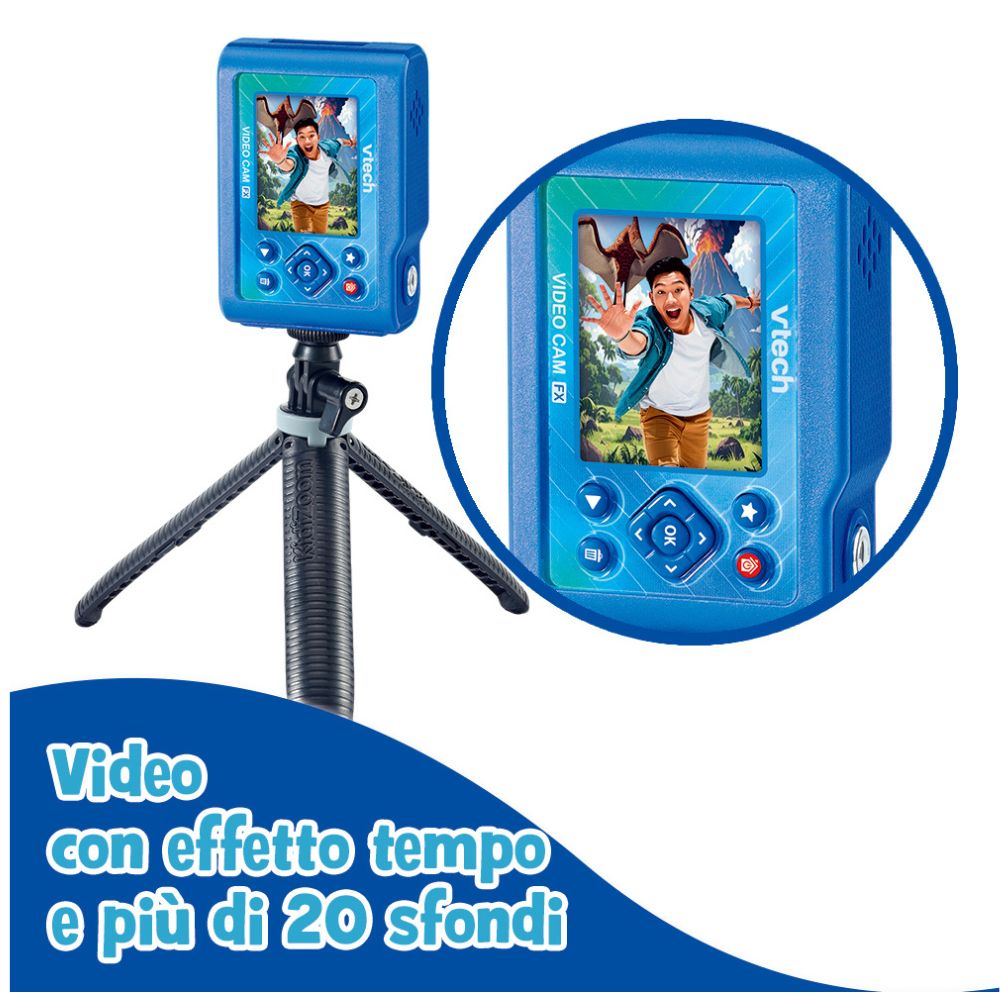 Vtech, KidiZoom Video Cam FX - Blu