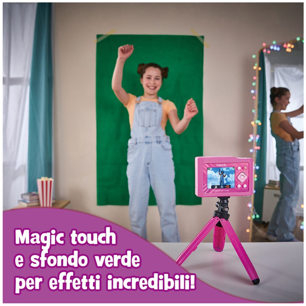 Vtech, KidiZoom Video Cam FX - Rosa