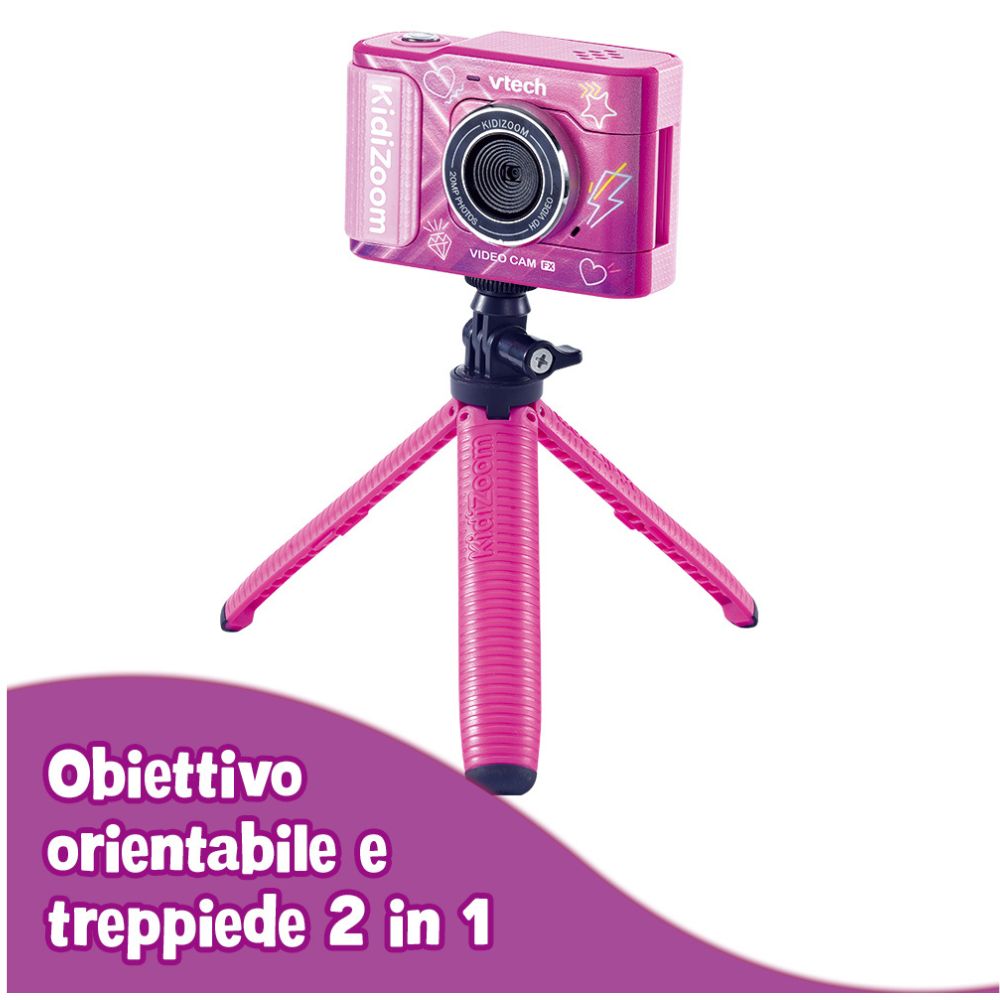 Vtech, KidiZoom Video Cam FX - Rosa