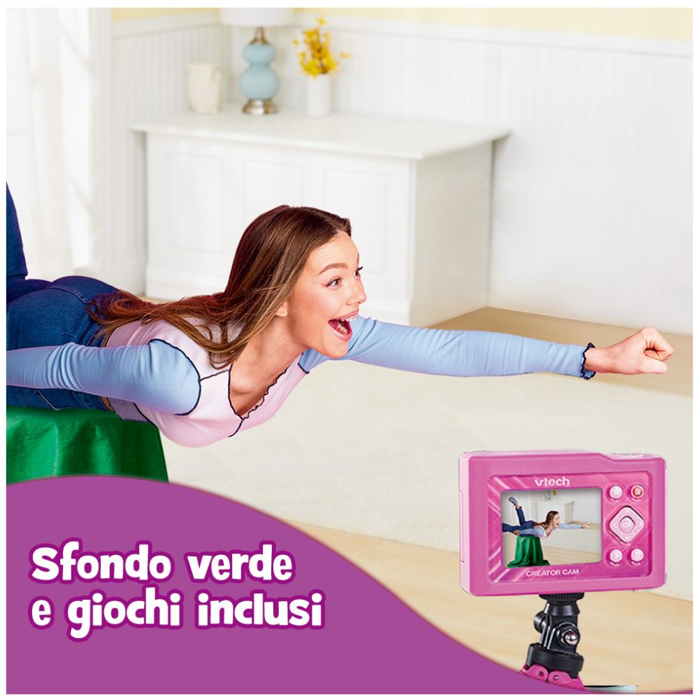 Vtech, KidiZoom Video Cam FX - Rosa