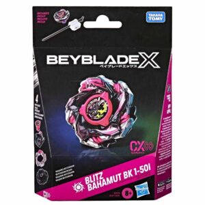 Hasbro Beyblade X, Trottola Con Lanciatore, CX Blitz Bahamut BK 1-50I