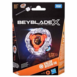 Hasbro Beyblade X, Trottola Con Lanciatore, UX Valor Bison FB