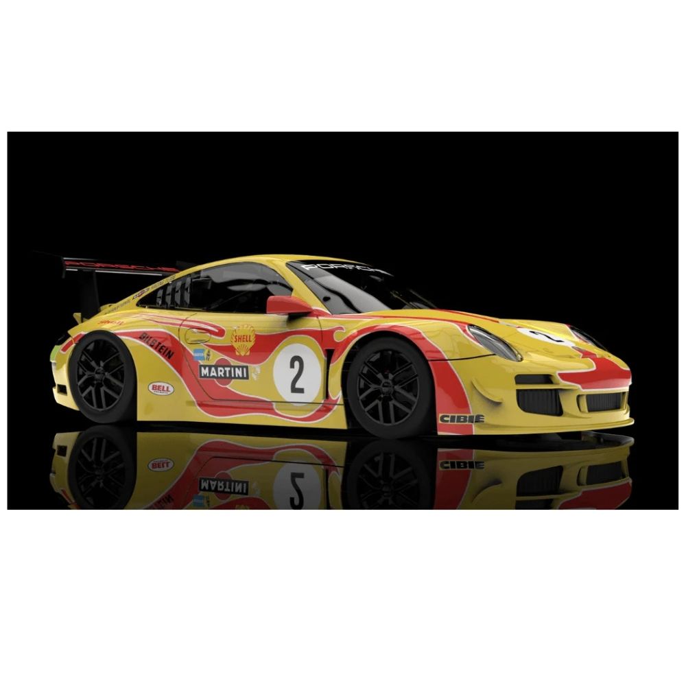 NSR Racing, Porsche 997, N.2 Yellow Hippie Psychedelic Livery