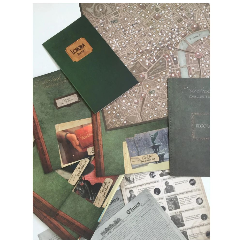 Asmodee Gioco Di Società Base, Sherlock Holmes Consulente Investigativo I Delitti del Tamigi e Altri Casi