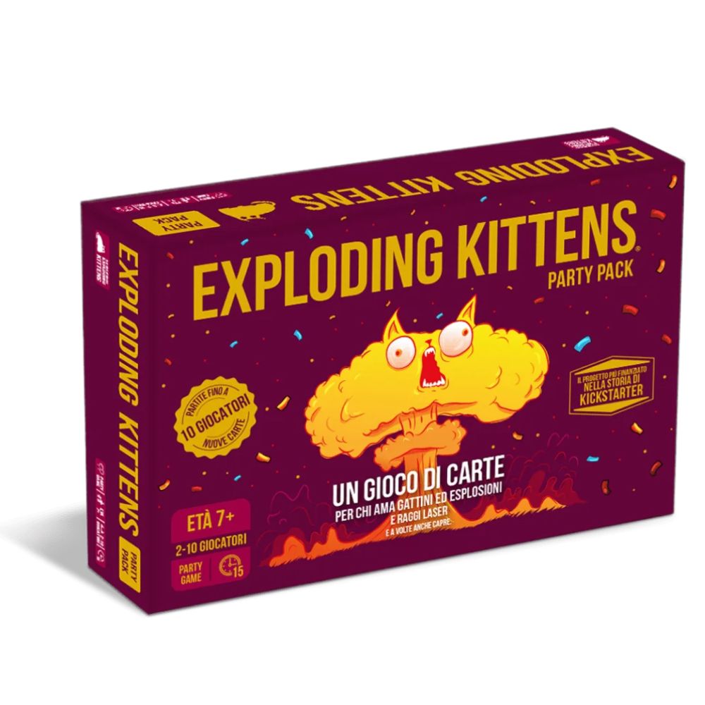 Asmodee Gioco di Società, Exploding Kittens Party Pack