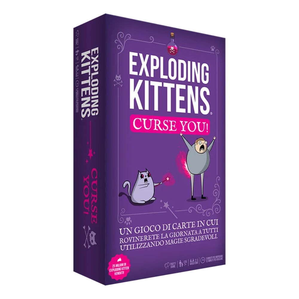 Asmodee Gioco di Società, Exploding Kittens Curse You!