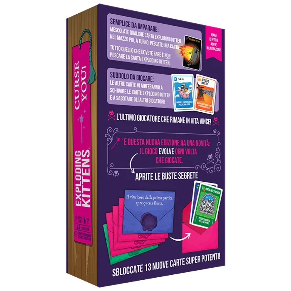 Asmodee Gioco di Società, Exploding Kittens Curse You!