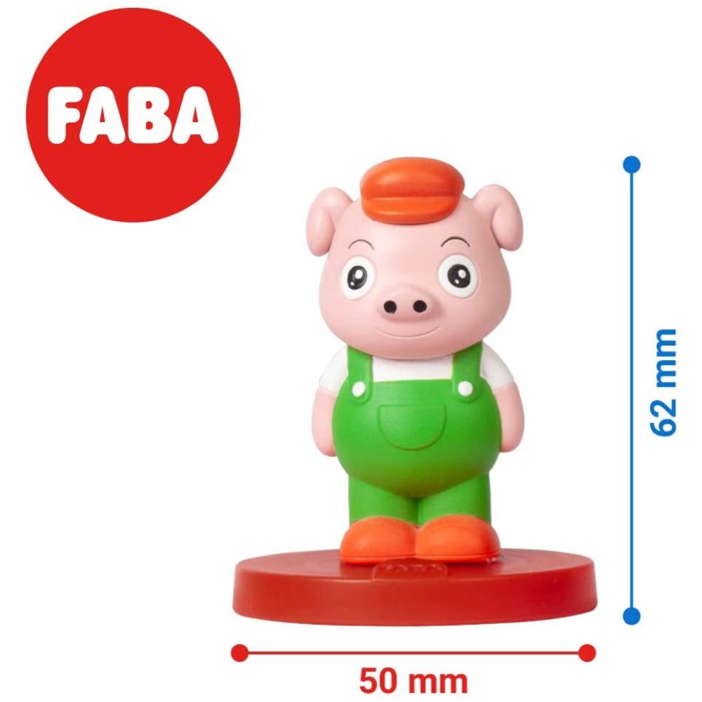 FABA Personaggio Storie Educative, I 3 Porcellini