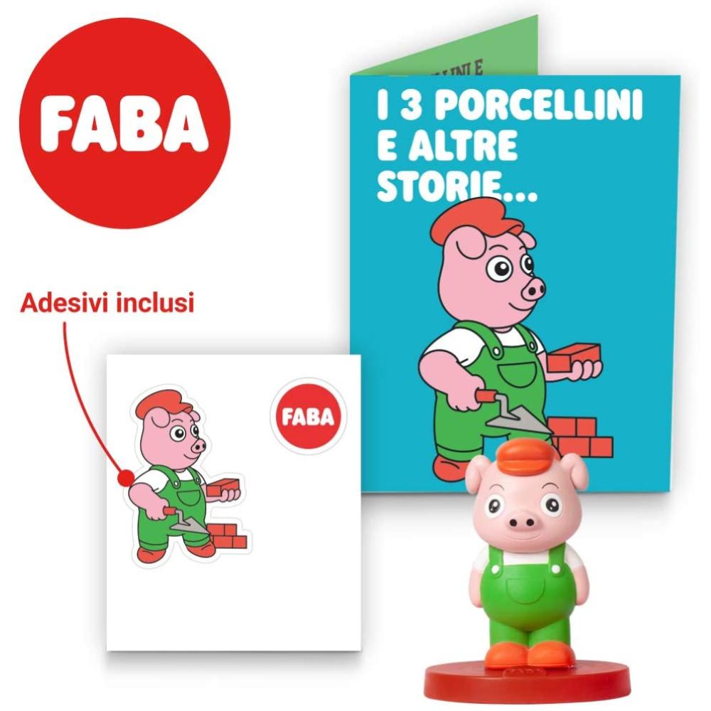 FABA Personaggio Storie Educative, I 3 Porcellini