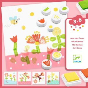 Djeco Stamps With Flowers
