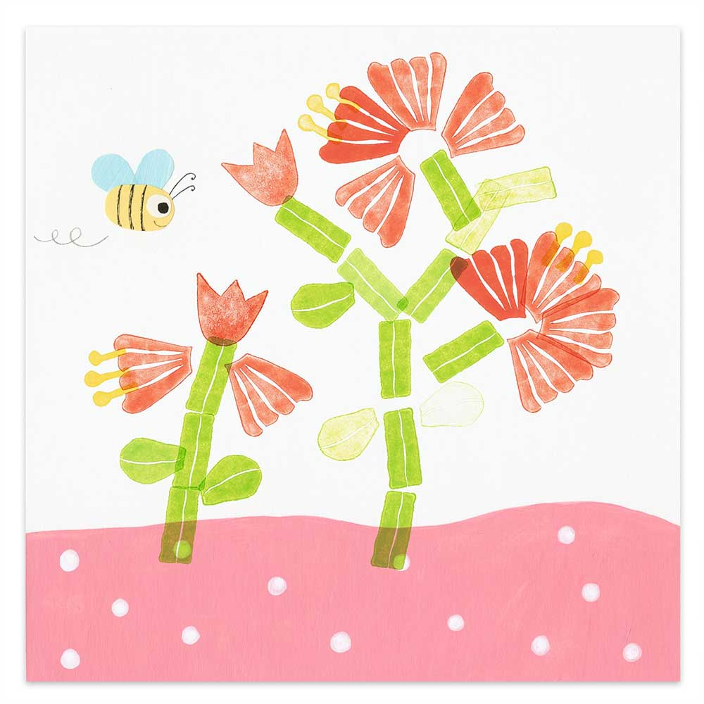Djeco Stamps With Flowers
