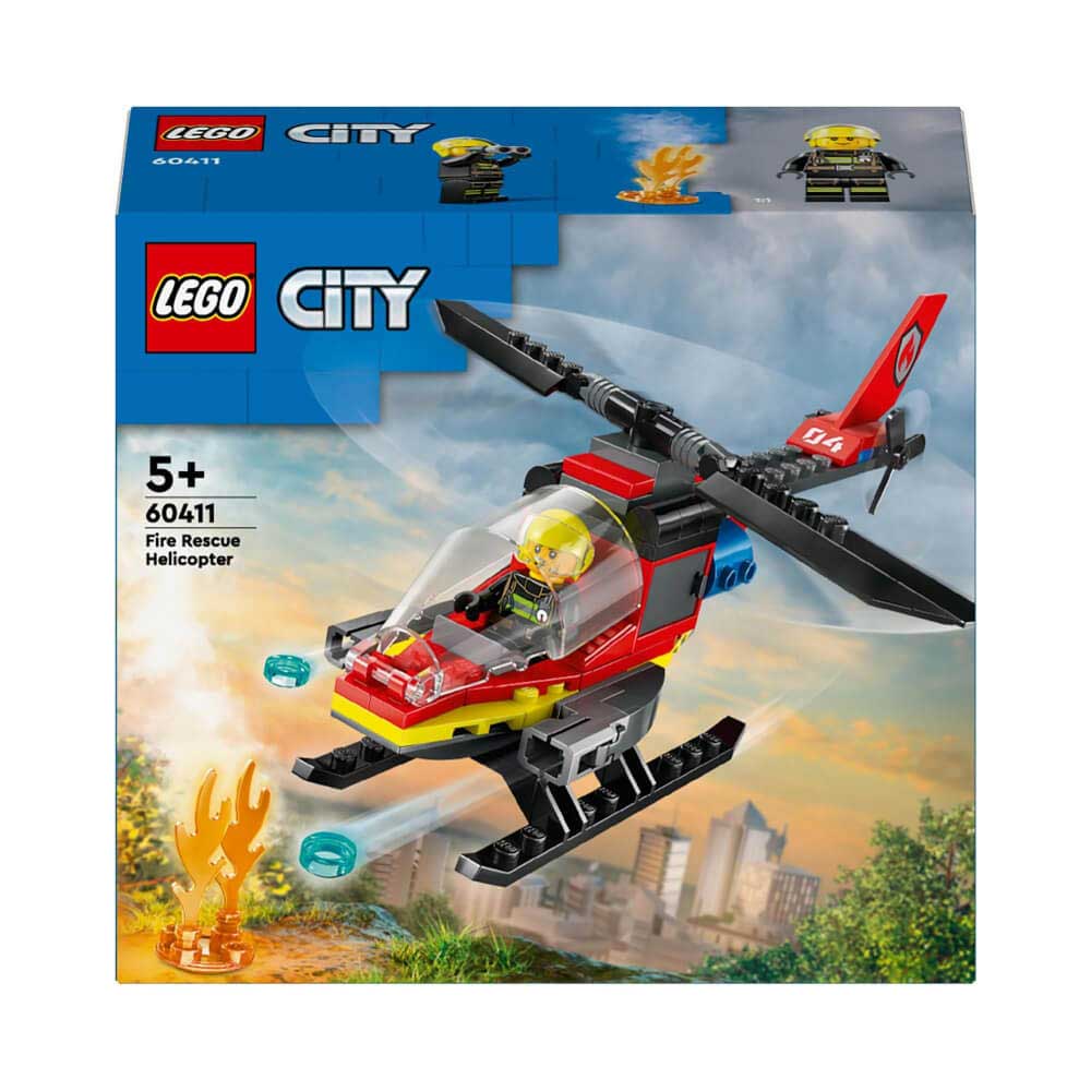 LEGO City 60411 Elicottero Dei Pompieri
