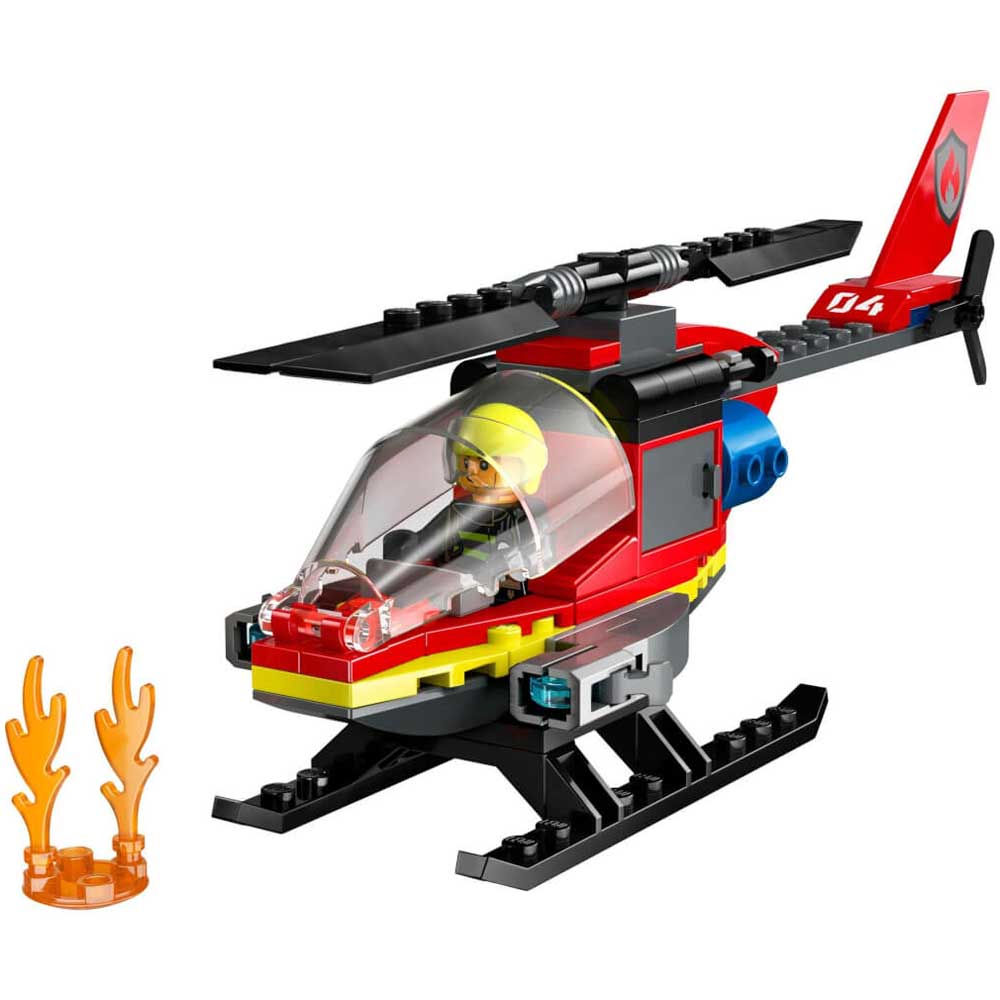 LEGO City 60411 Elicottero Dei Pompieri
