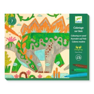 Djeco Attività Artistica su Legno, Dino World