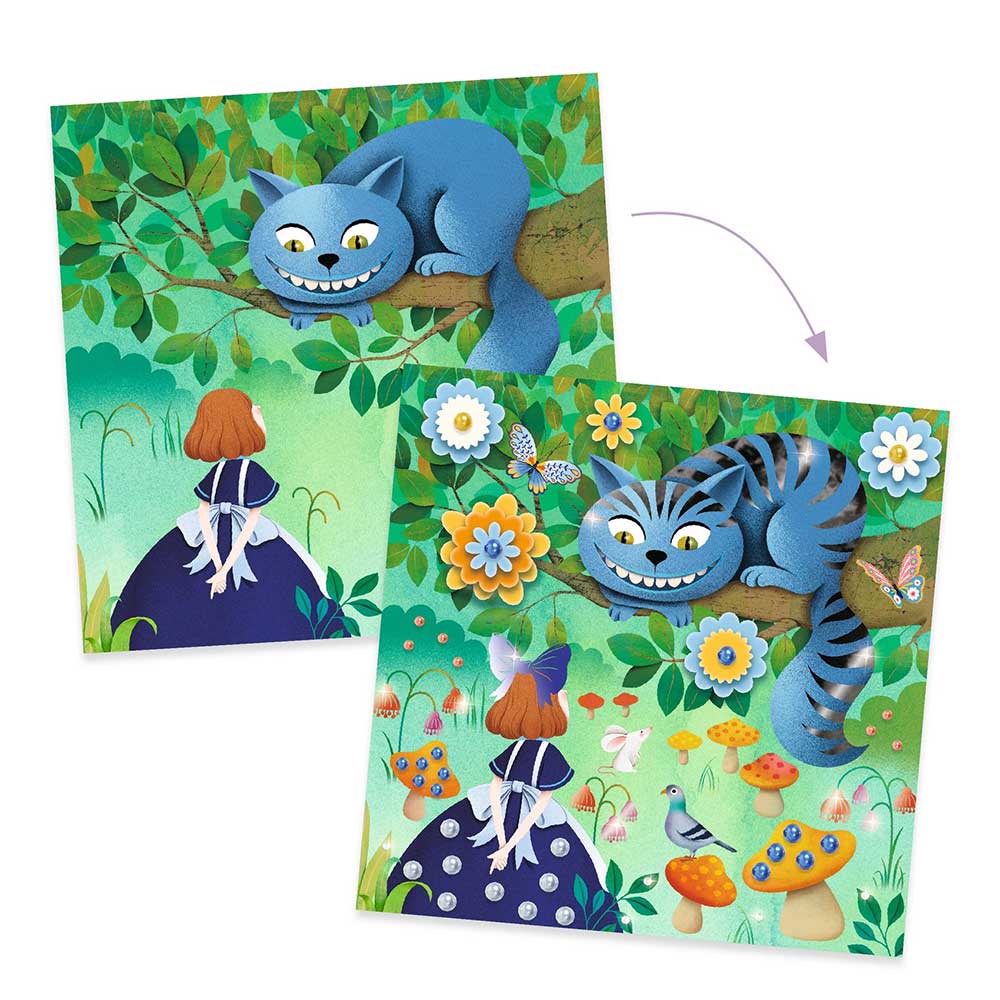 Djeco Nel Paese delle Meraviglie - Kit Creativo per Bambini