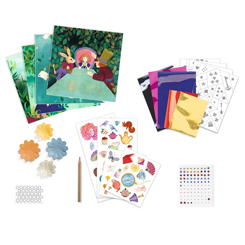 Djeco Nel Paese delle Meraviglie - Kit Creativo per Bambini