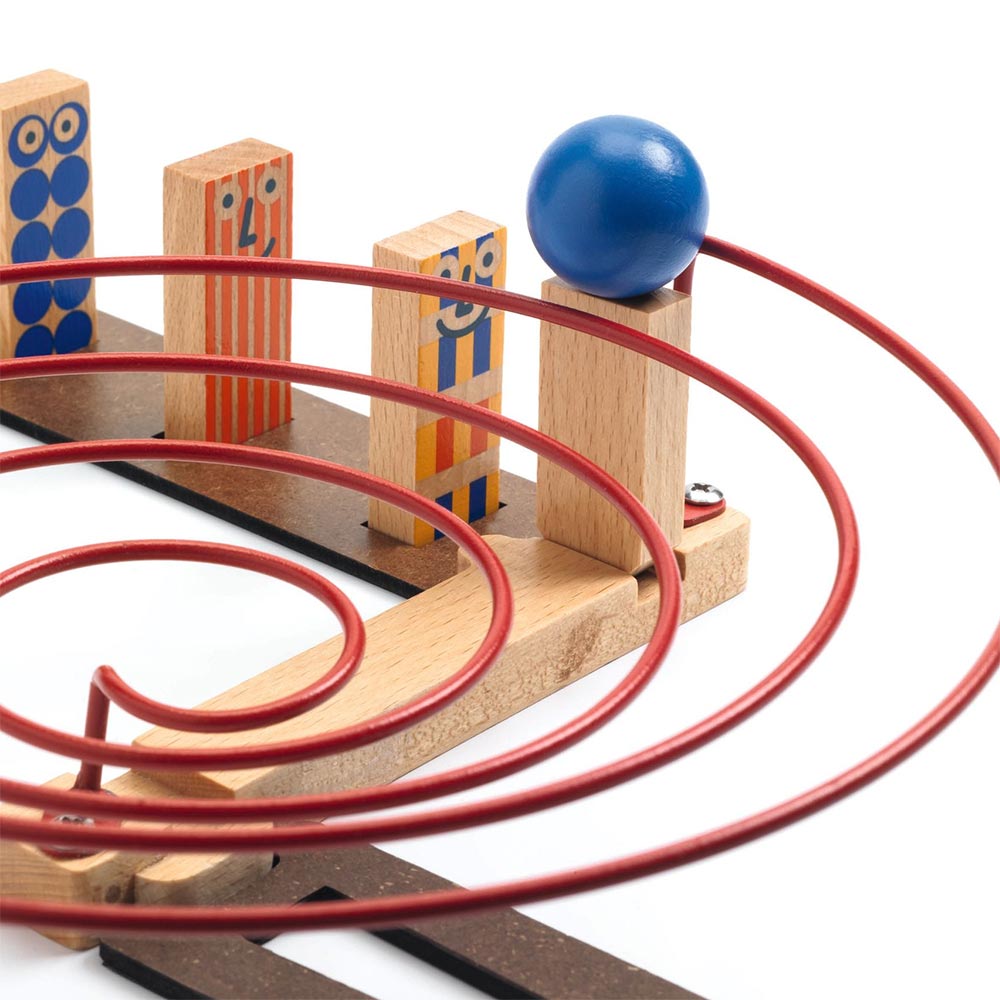 Djeco Zig & Go Junior - Racer - 51 Pezzi Il Gioco di Reazione a Catena per Piccoli Costruttori!