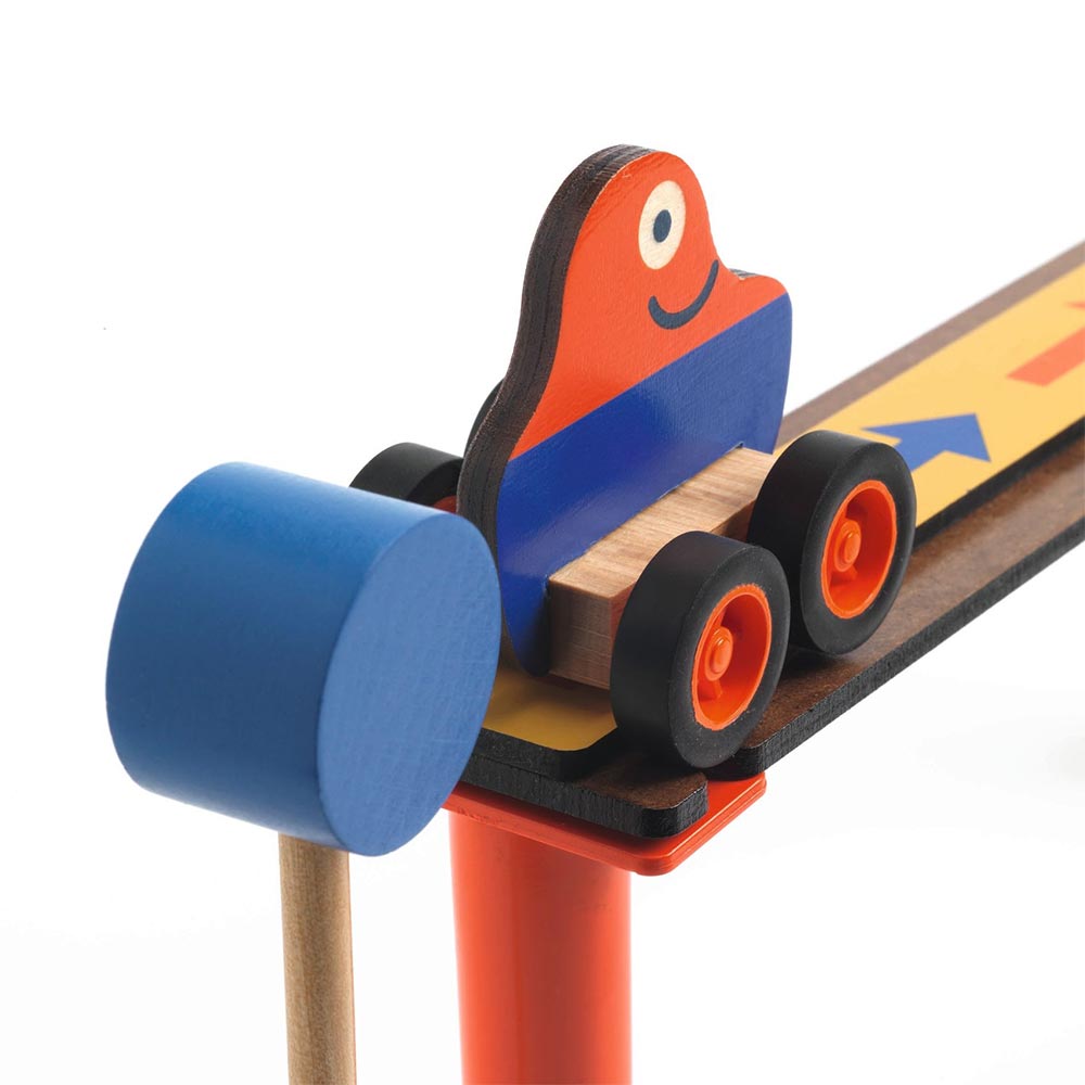Djeco Zig & Go Junior - Racer - 51 Pezzi Il Gioco di Reazione a Catena per Piccoli Costruttori!