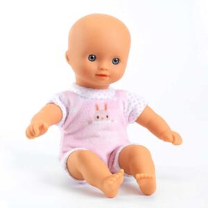 Djeco Mini Pomea, Bambola Per Bambini Dai 18 Mesi, Mini Poppy