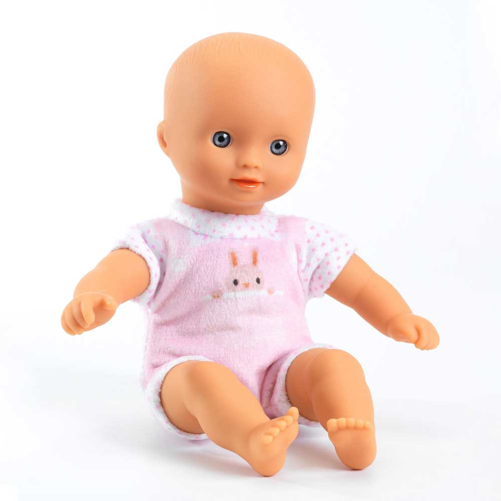 Djeco Mini Pomea, Bambola Per Bambini Dai 18 Mesi, Mini Poppy