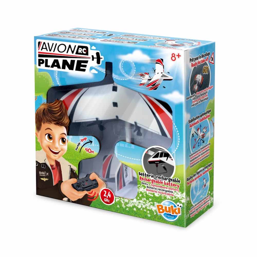 Buki Aeroplano Radiocomandato Avion RC Super Resistent