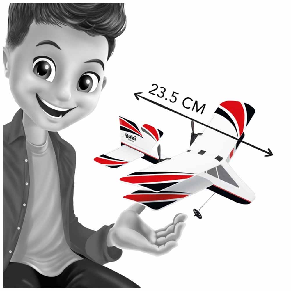 Buki Aeroplano Radiocomandato Avion RC Super Resistent