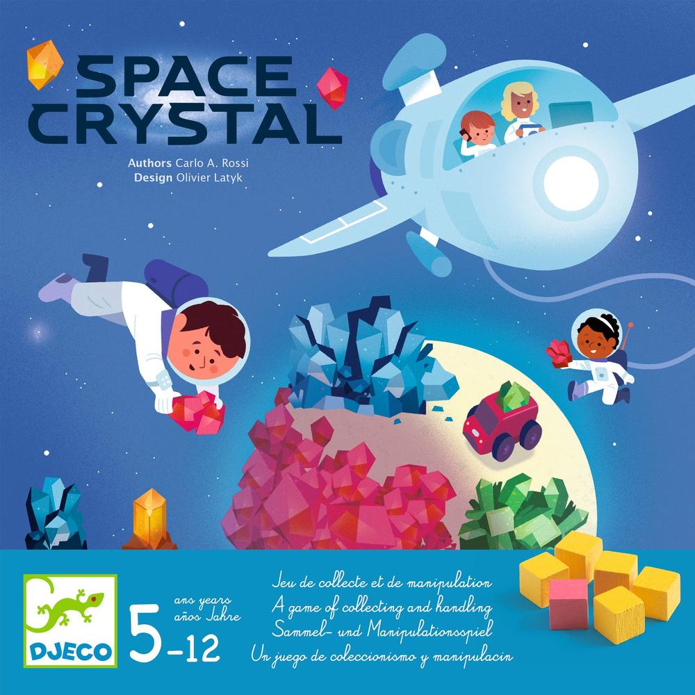 Djeco Gioco da Tavolo Space Crystal di Destrezza 5-12 anni