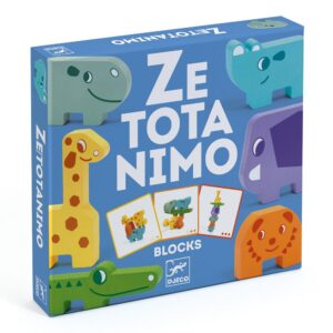 Djeco Gioco di Equilibrio in Legno Ze Totanimo Animali Impilabili