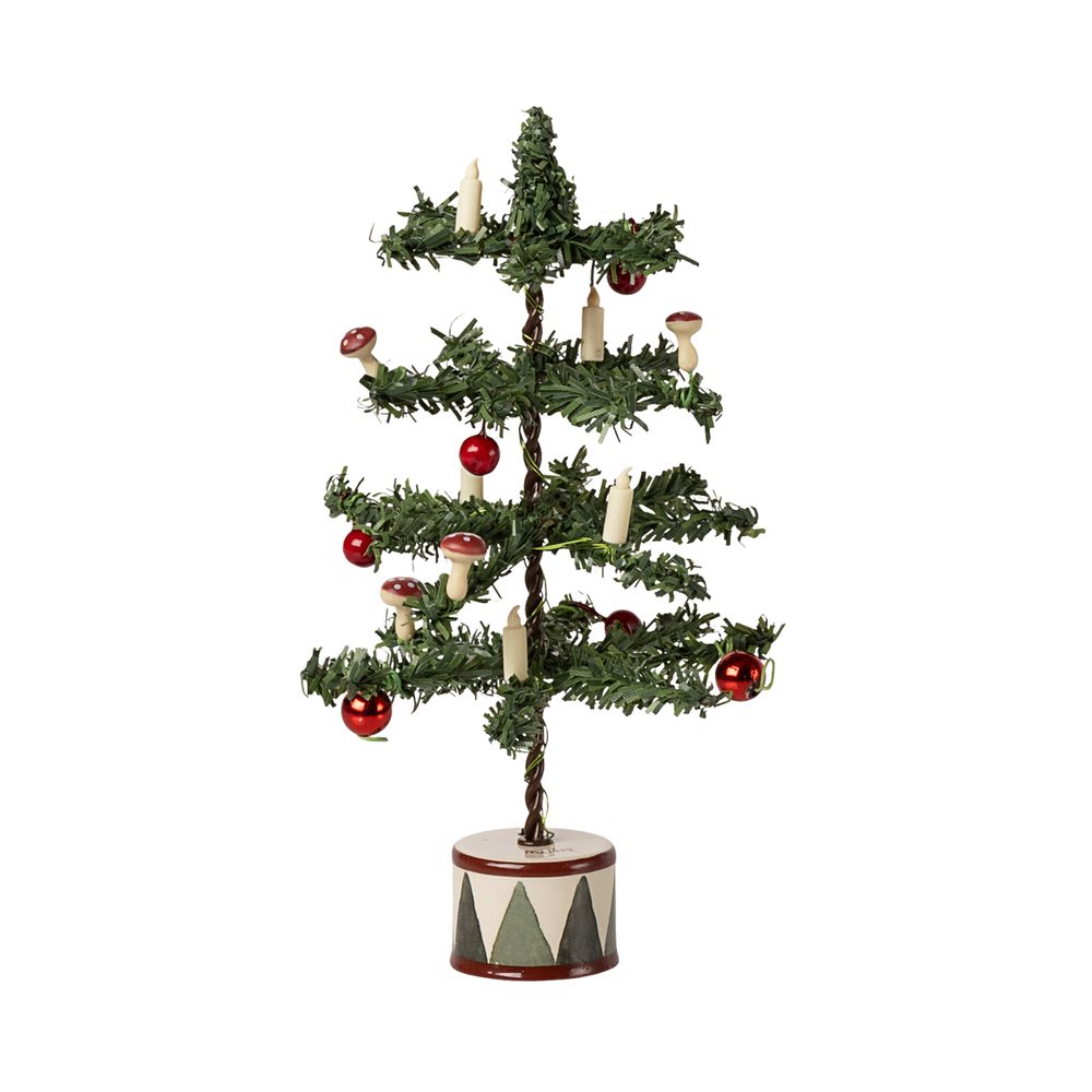 Maileg Albero Di Natale Per Topini Con Luci Led E Decorazioni