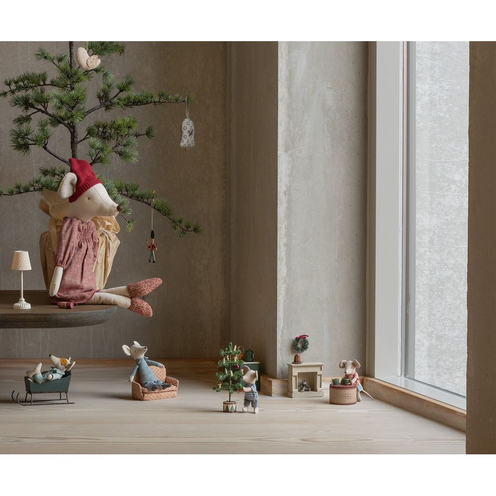 Maileg Albero Di Natale Per Topini Con Luci Led E Decorazioni