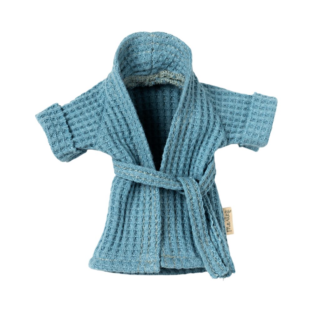 Maileg Accappatoio Per Topi Mamma E Papà Blu Chiaro