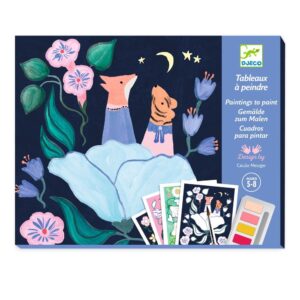 Djeco Kit Pittura 4 Quadri con Cornici Sogni ad Occhi Aperti