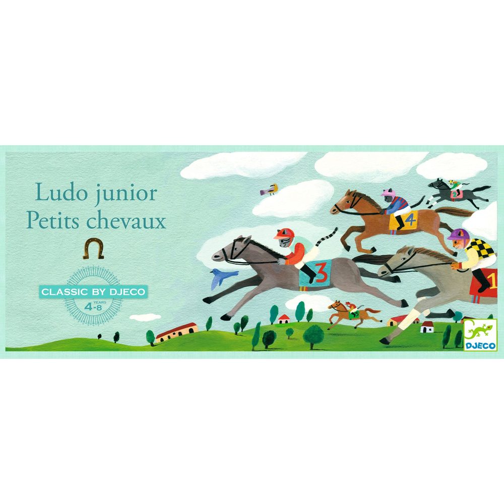 Djeco Gioco dei Cavallini Junior Classico per Bambini 4-8 anni