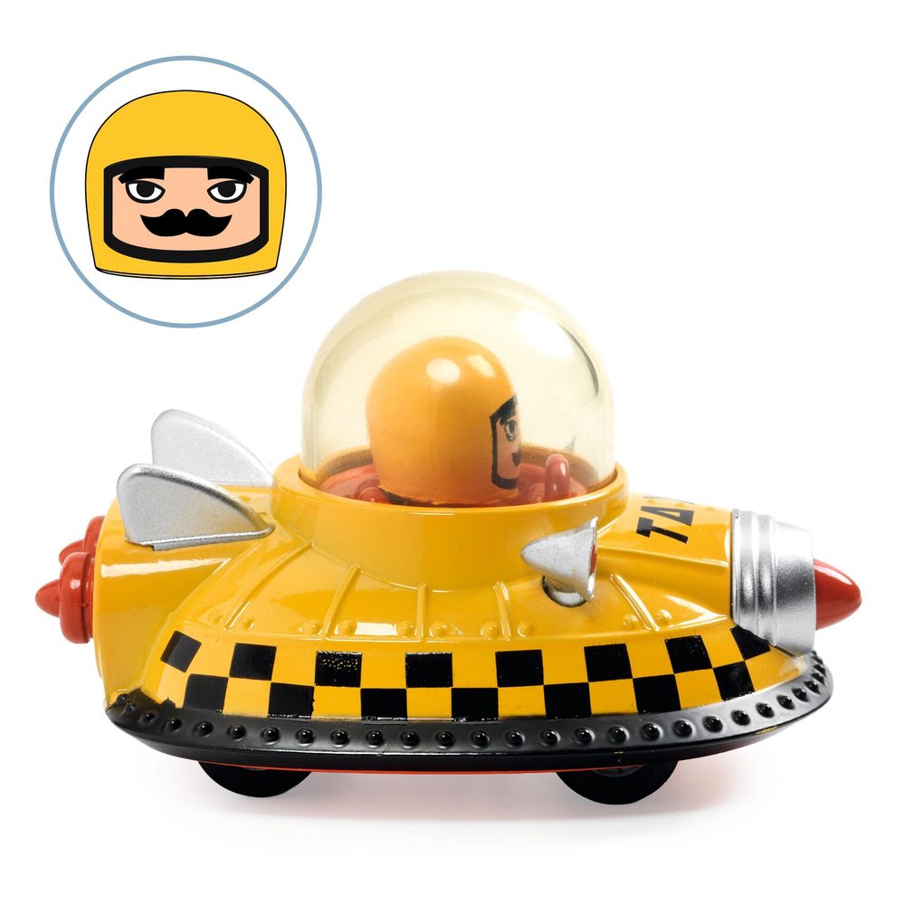 Djeco Macchinina in Metallo Crazy Motors Space Taxi