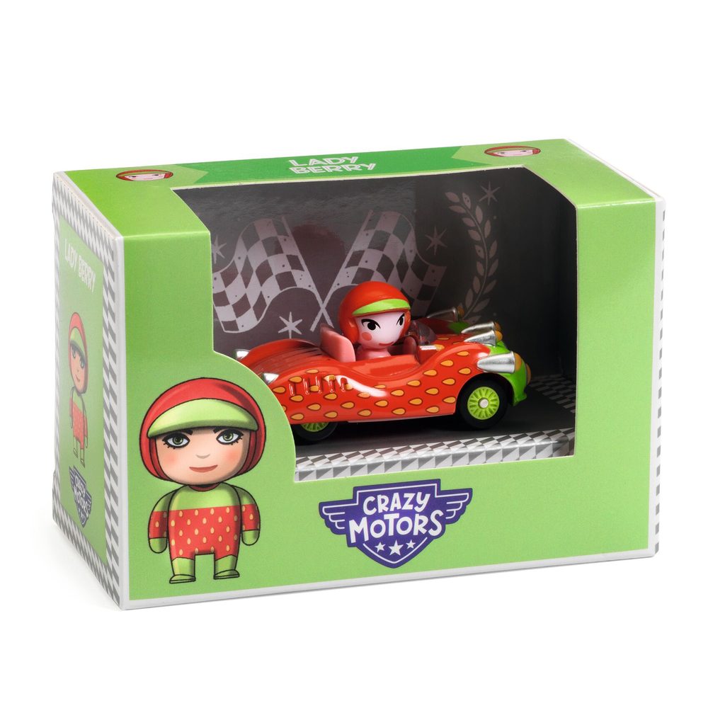Djeco Macchinina in Metallo Crazy Motors Lady Berry