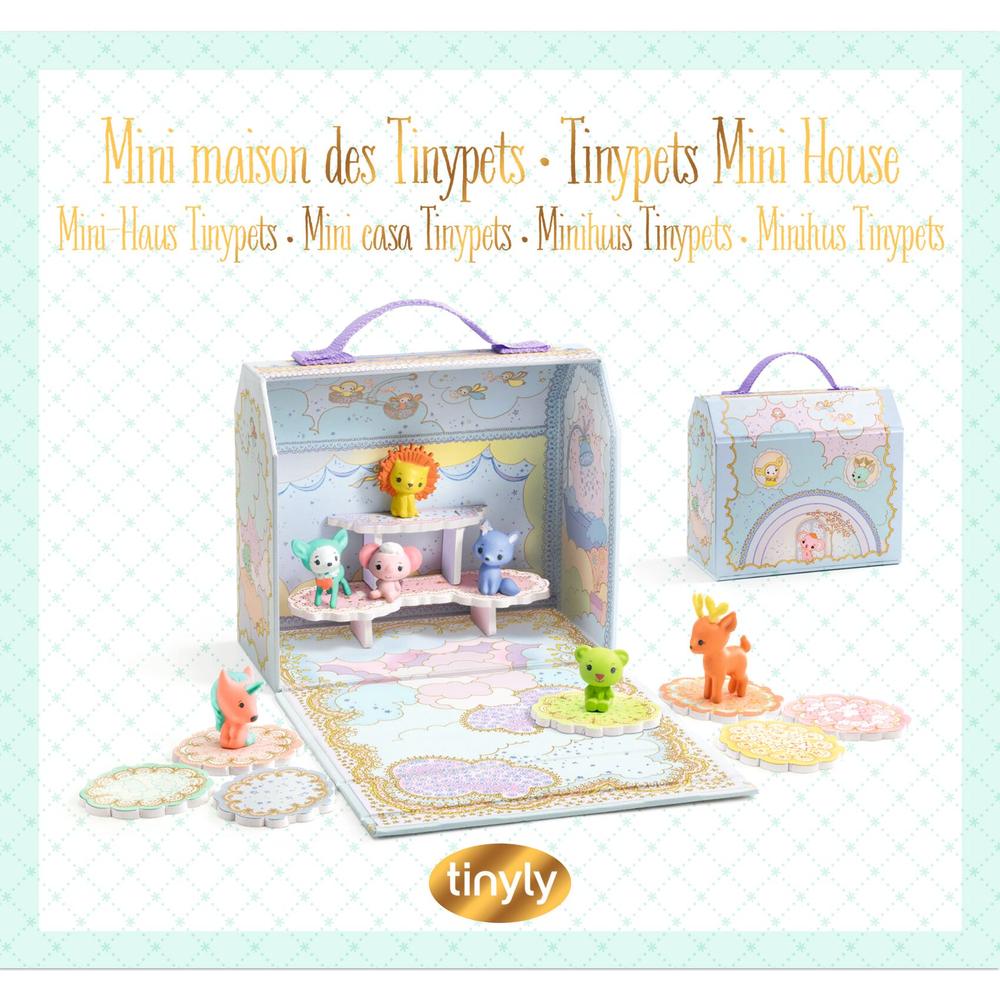 Djeco Mini Casa Tinypets Tinyly con 7 Animaletti