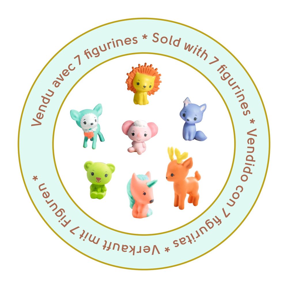 Djeco Mini Casa Tinypets Tinyly con 7 Animaletti